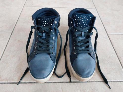 Hoge sneakers damesschoenen schoenen blauw dames maat 40, Kleding | Dames, Schoenen, Zo goed als nieuw, Sneakers, Blauw, Ophalen of Verzenden