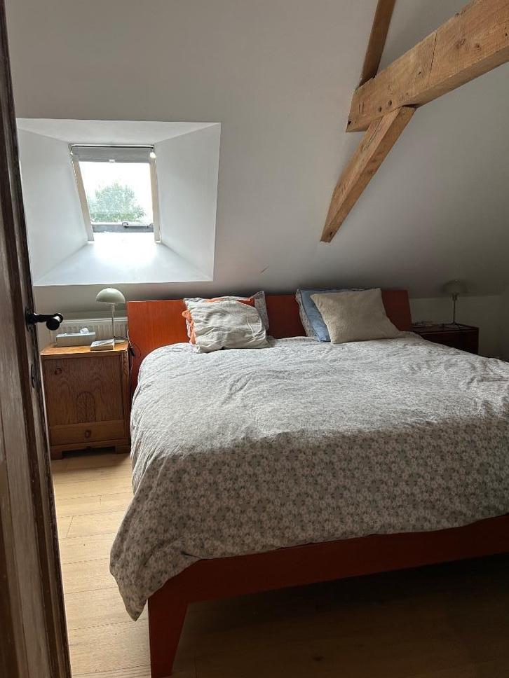 Design Bedframe 180x200 (cassina), Huis en Inrichting, Slaapkamer | Bedden, Zo goed als nieuw, Tweepersoons, 180 cm, 200 cm, Hout