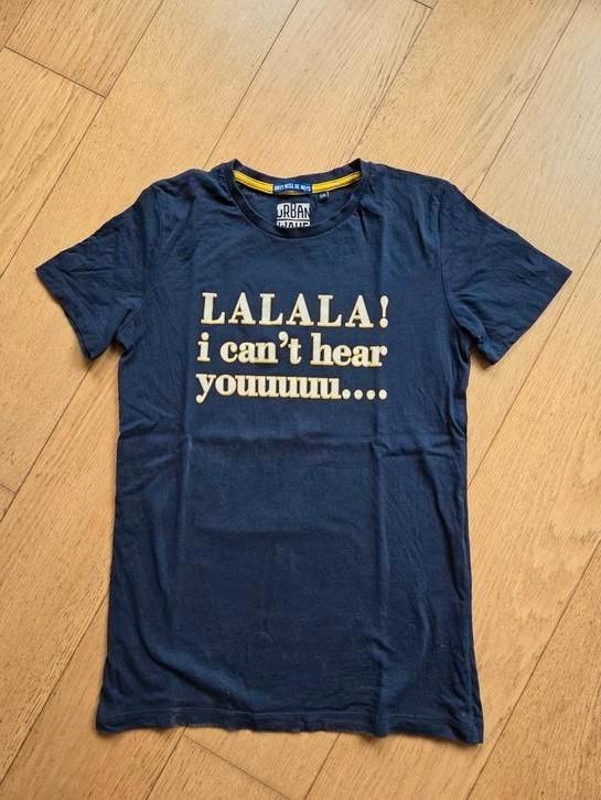 Donkerblauw t-shirt maat 170, Enfants & Bébés, Vêtements enfant | Taille 170, Utilisé, Garçon ou Fille, Chemise ou À manches longues