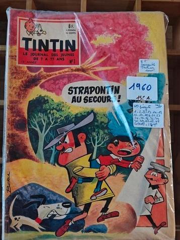 Tintin magazines belges 1960 année partielle  beschikbaar voor biedingen