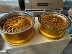CSL 5 -Tinted Gold W/ Chrome Step Lip Wheels 20x8.5 | 20x10​, Auto-onderdelen, Banden en Velgen, Ophalen, 20 inch, Personenwagen