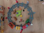 Abrick ecoiffier trein met dieren, Kinderen en Baby's, Speelgoed | Bouwstenen, Abrick, Zo goed als nieuw, Ophalen