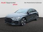 Audi A3 Sportback A3 Sportback 35 TFSI Business Edition S li, Auto's, Automaat, 131 g/km, Zilver of Grijs, Lederen bekleding