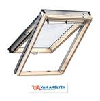 Velux dakvenster uitzetttuimelvenster in kleurloze vernis, Ophalen, 80 tot 120 cm, 80 tot 120 cm, Nieuw