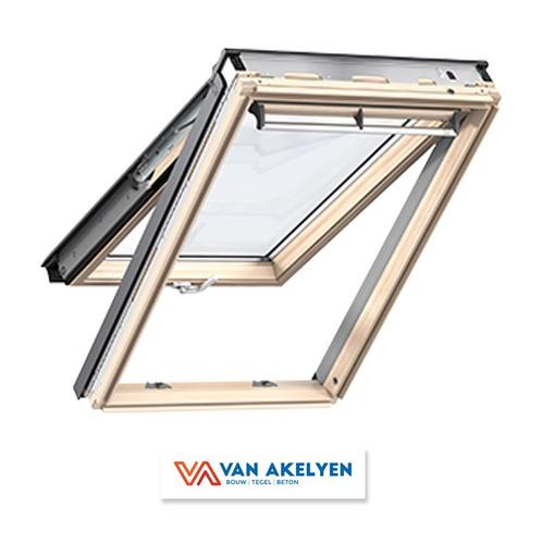 Velux dakvenster uitzetttuimelvenster in kleurloze vernis, Doe-het-zelf en Bouw, Glas en Ramen, Nieuw, Dakraam, 80 tot 120 cm