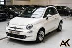 Fiat 500 1.2i Lounge - LEDER / NAVI / PANO / SMARTLINK / CC, Voorwielaandrijving, Gebruikt, 4 cilinders, Wit