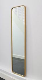 Fragix Boston passpiegel rechthoekig Goud - Metaal 130x40cm, Ophalen, Zo goed als nieuw, Rechthoekig