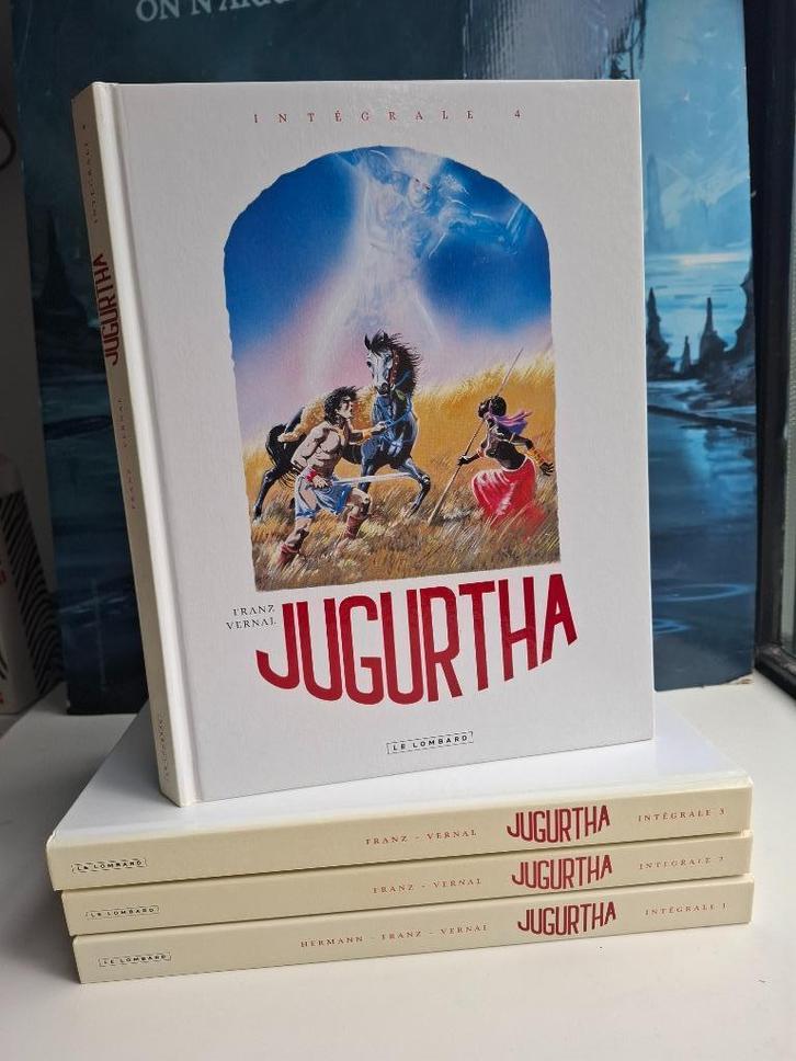 4 INTEGRALES JUGURTHA FRANZ TOMES 1 à 15 TBE TOUS EO, Boeken, Stripverhalen, Zo goed als nieuw, Complete serie of reeks, Ophalen of Verzenden