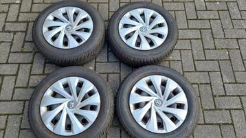 Bridgestone Blizzak LM005 winterbanden + velgen (185/65/R15) beschikbaar voor biedingen