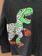 HALLOWEEN T-shirt zwart gestreept dino longsleeve 98 glow, C&A, Jongen of Meisje, Ophalen of Verzenden, Zo goed als nieuw