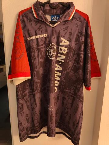 Chemise d'extérieur Ajax XL Umbro 1996 authentique, vintage 