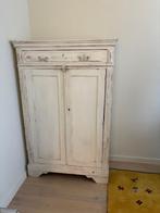 linnenkast, gepatineerd wit, Antiek en Kunst, Ophalen