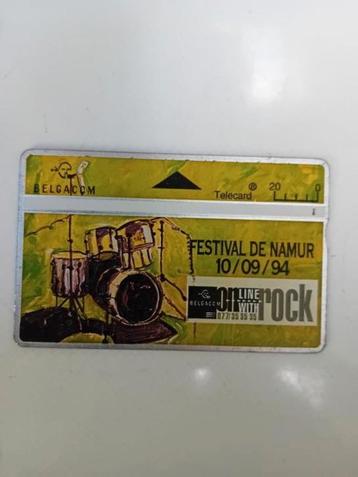 Telefoonkaart Belgacom Festival de Namur 1995 beschikbaar voor biedingen