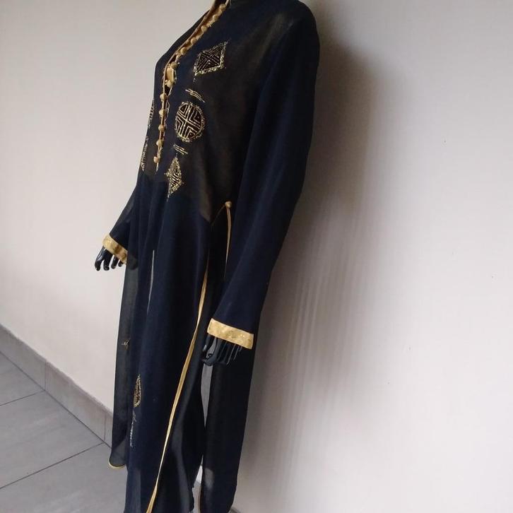 Prachtige kimono chinoise, Kleding | Dames, Blouses en Tunieken, Gedragen, Maat 46/48 (XL) of groter, Zwart, Verzenden