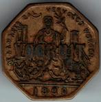 1 broodkaart Vooruit Gent 1880 met lange A in "zal", Verzenden, Overige materialen