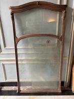 antieke art nouveau spiegel Victor Horta stijl, Antiek en Kunst, Ophalen, Rechthoekig, 100 tot 150 cm, 150 tot 200 cm