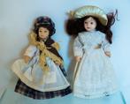 2 poupées en porcelaine, Collections, Poupées, Enlèvement ou Envoi, Poupée