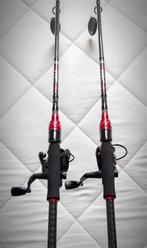 2 hengels300 cm - 10/45gr - full carbon  ( zonder molen ), Watersport en Boten, Ophalen of Verzenden, Nieuw, Werphengel