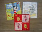 Mouchoirs Disney pour enfants 3 pièces, Enlèvement ou Envoi, Utilisé, Vêtements ou Textile