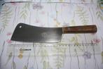 Mooie slagersbijl + vintage slijpstok, Antiek en Kunst, Antiek | Keukengerei, Ophalen of Verzenden