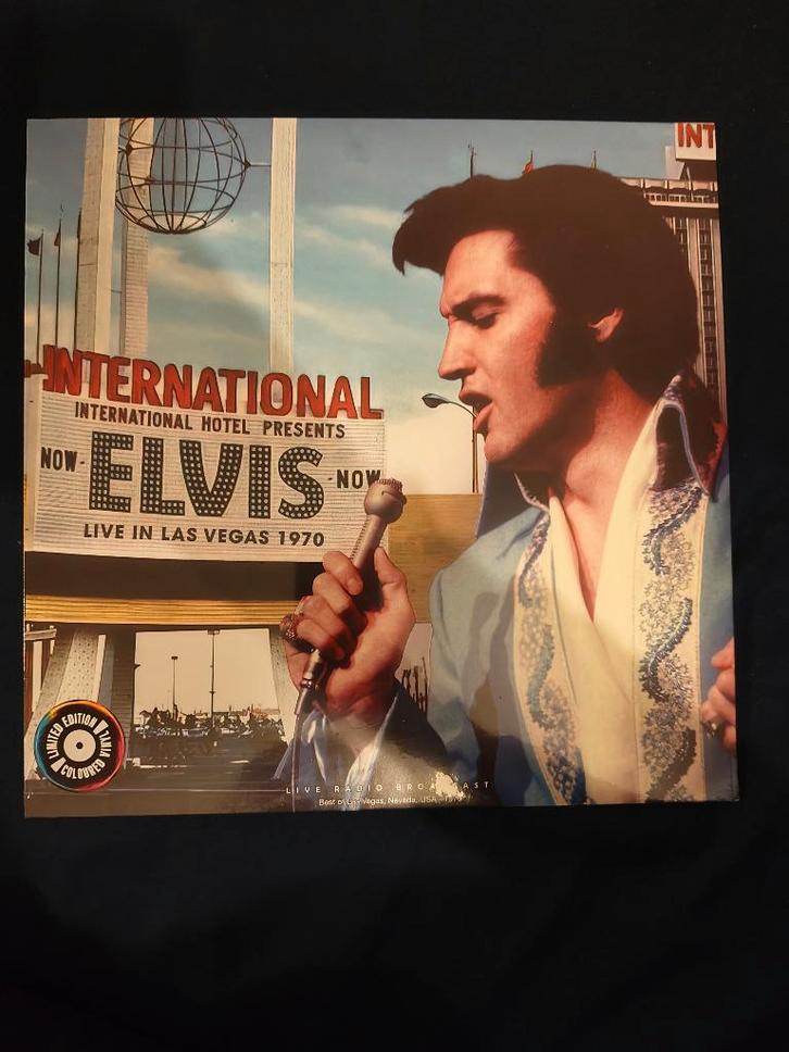 Vinyle Elvis live in Las Vegas limited edition coloré neuf, Cd's en Dvd's, Vinyl | Rock, Nieuw in verpakking, Rock-'n-Roll, 12 inch