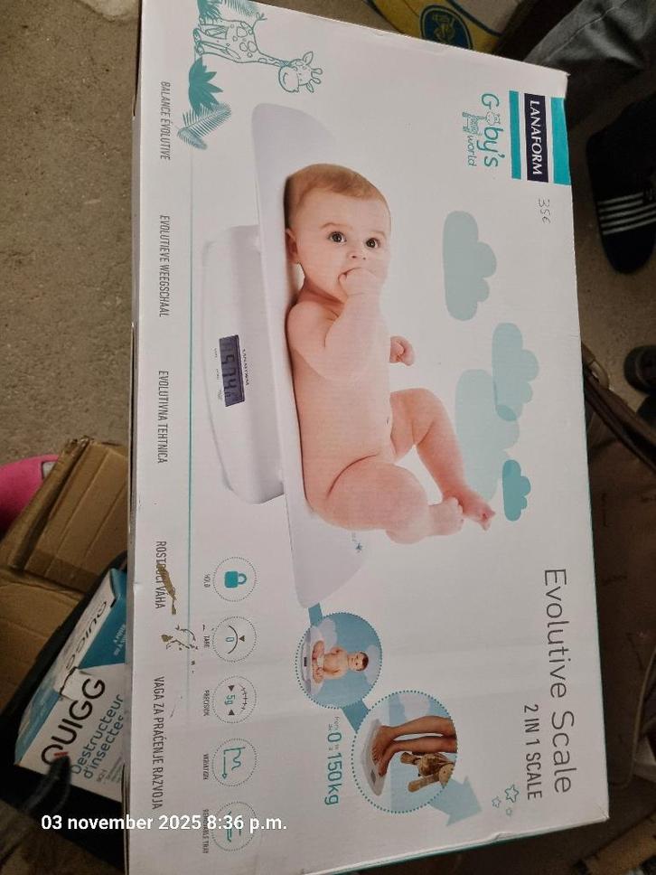 balance pour bébé, Enfants & Bébés, Bains & Soins, Comme neuf, Autres types, Autres marques, Enlèvement ou Envoi