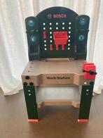 Werkbank Bosch met toebehoren, Kinderen en Baby's, Ophalen, Gebruikt