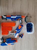 Nerf geweren, nerf magazijnen, nerf kogels, veiligheidsbril, Kinderen en Baby's, Ophalen of Verzenden, Gebruikt