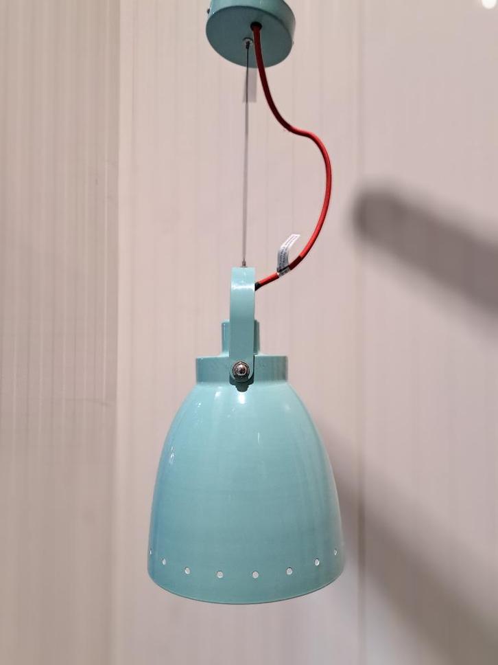 Hanglamp metaal retro-stijl, Huis en Inrichting, Lampen | Hanglampen, Zo goed als nieuw, 50 tot 75 cm, Metaal, Ophalen