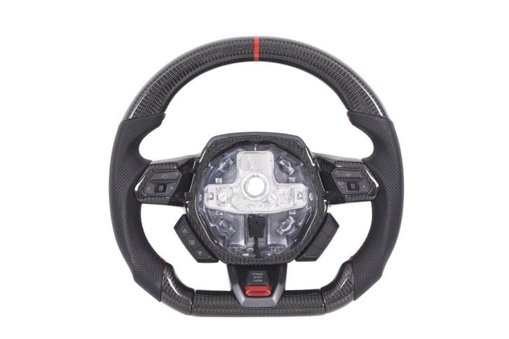 Lamborghini Huracán carbon & leder LED sportstuur, Auto-onderdelen, Besturing, Overige automerken, Nieuw, Verzenden