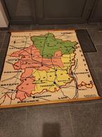 Oude schoolkaart Limburg, Antiek en Kunst, Antiek | Schoolplaten, Ophalen