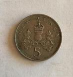 Engeland 5 new pence, Postzegels en Munten, Munten | Europa | Niet-Euromunten, Ophalen of Verzenden