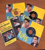 4 singles (lp) Elvis Presley, Gebruikt, Ophalen of Verzenden