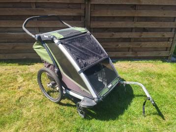 Thule fietskar Chariot Cab, 40 à 60 kg, Enlèvement, Utilisé, Pliable