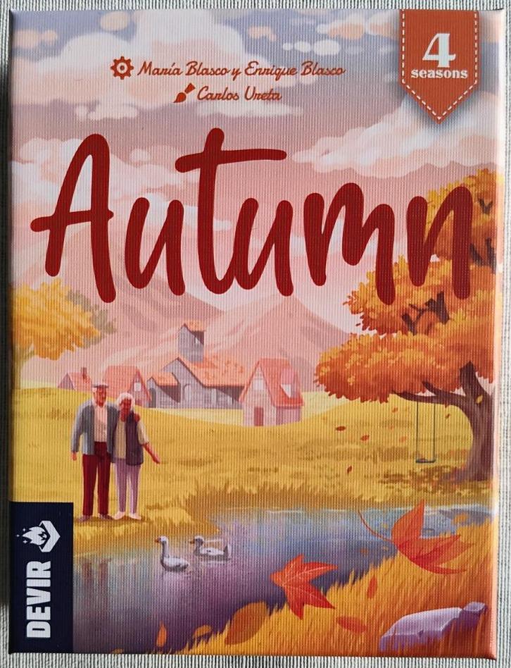 Autumn, Hobby en Vrije tijd, Gezelschapsspellen | Bordspellen, Zo goed als nieuw, Een of twee spelers, Reisspel, Ophalen of Verzenden
