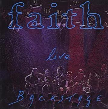 CD- Faith live backstage.- Collectors item - zeldzame CD