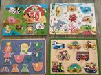 Stevige houten legpuzzels (minder dan 10 stuks), Kinderen en Baby's, Speelgoed | Educatief en Creatief, Ophalen, Zo goed als nieuw