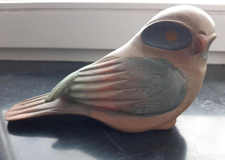 Sculpture en bois oiseau, Antiek en Kunst, Curiosa en Brocante, Ophalen of Verzenden