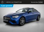 Mercedes-Benz C-klasse 400 e Berline 4MATIC AMG Line Night P, Auto's, 4 deurs, Zwart, 4 cilinders, Blauw