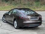Tesla model S 85kwh Toit pano FULL OPTIONS 89000km, Berline, 5 portes, Brun, Automatique