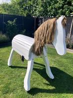 Houten speelpaard, Kinderen en Baby's, Speelgoed | Buiten | Speeltoestellen, Ophalen, Gebruikt, Overige typen