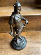 Guerrier bronze 28cm, Brons