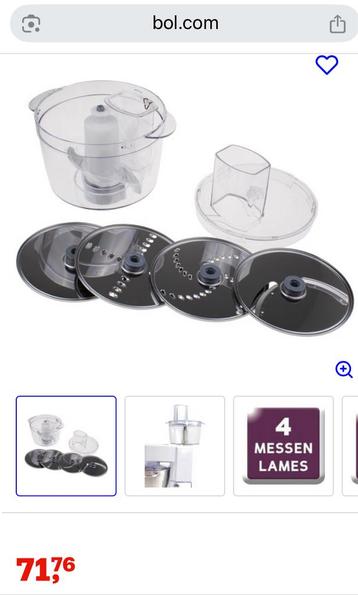Domo DO9072KR-F accessoires foodprocessor beschikbaar voor biedingen