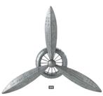 Decoratief wandstuk vliegtuig propeller, Antiek en Kunst, Ophalen