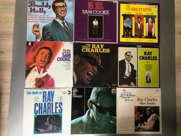 Lps de Ray Charles, Buddy Holly, Sam Cooke et autres, Envoi, Comme neuf, Rock and Roll