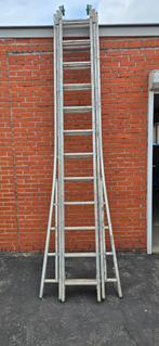 Ladder, 3 x 3 meter, Doe-het-zelf en Bouw, Ladders en Trappen, Ophalen, Gebruikt, Ladder, Opvouwbaar of Inschuifbaar