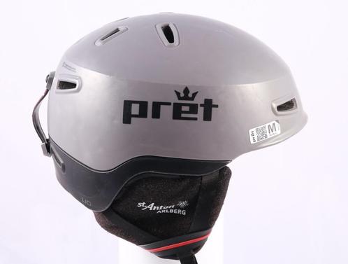 55 56 57 58 59 cm skihelm/snowboardhelm PRET LID, grey/red, Sport en Fitness, Skiën en Langlaufen, Gebruikt, Overige typen, Ski