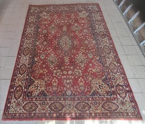 Tapijt, Huis en Inrichting, Stoffering | Tapijten en Vloerkleden, Gebruikt, 150 tot 200 cm, 200 cm of meer, Rechthoekig, Wit, Rood