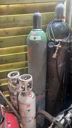 Set gasflessen, Ophalen, Gebruikt