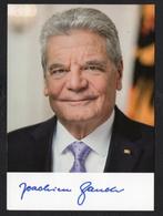 HANDTEKENING VAN JOACHIM GAUCK, PRESIDENT VAN DUITSLAND, Verzenden, Zo goed als nieuw, Politiek en Staatkunde